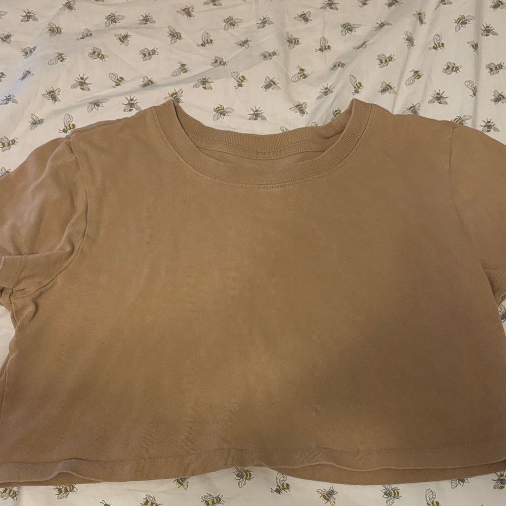 Urban Outfitters Tan Crop Top